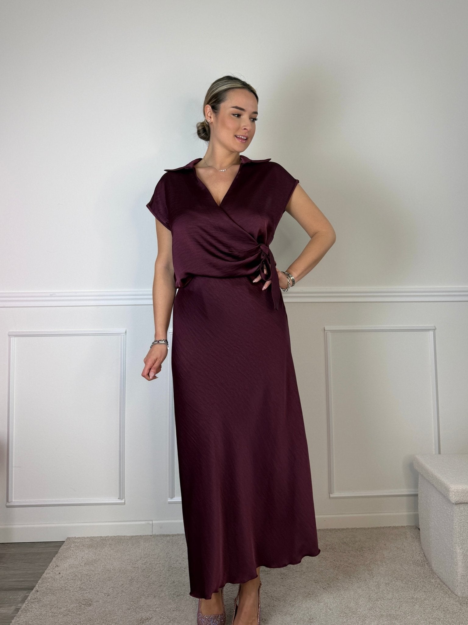 Camicia in raso DIANA - Follie by Alice