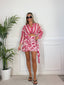 Camicia rosa in lyocell a righe fucsia MARRAKECH - Follie by Alice