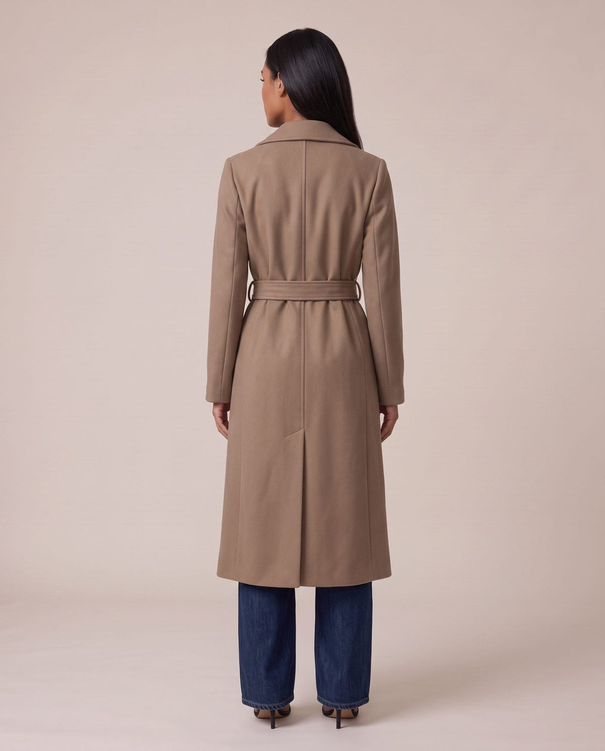 Cappotto lungo con cintura AVENUE - Follie by Alice