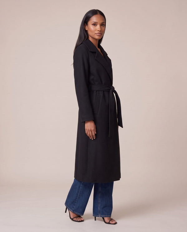 Cappotto lungo con cintura AVENUE - Follie by Alice
