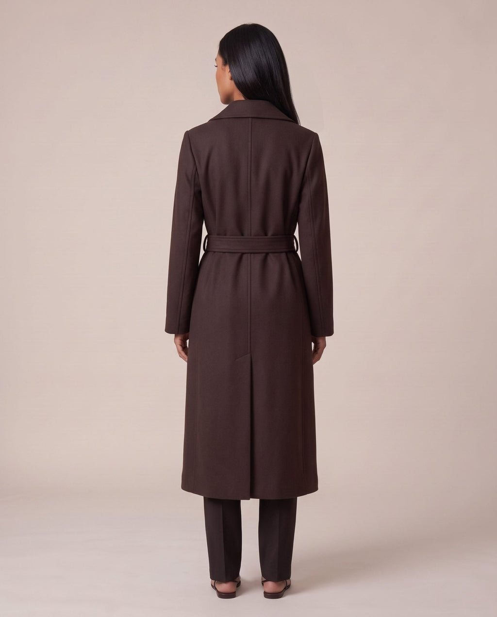 Cappotto lungo con cintura AVENUE - Follie by Alice