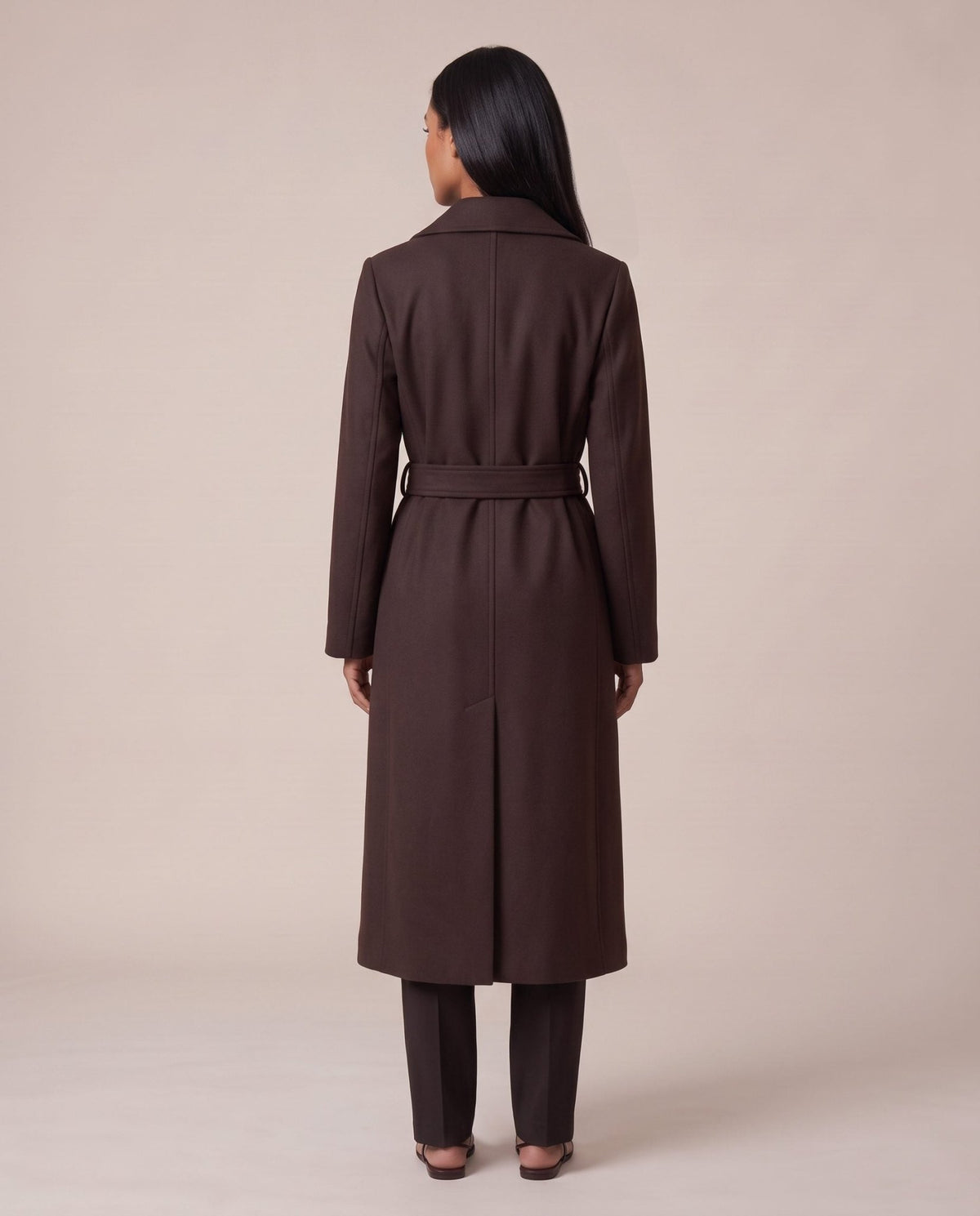 Cappotto lungo con cintura AVENUE - Follie by Alice