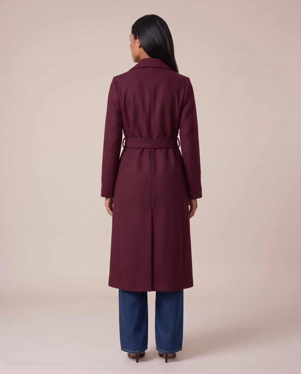 Cappotto lungo con cintura AVENUE - Follie by Alice