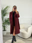Cappotto lungo con cintura - Follie by Alice