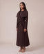 Cappotto lungo doppiopetto con maxi collo a scialle CONTESSA - Follie by Alice