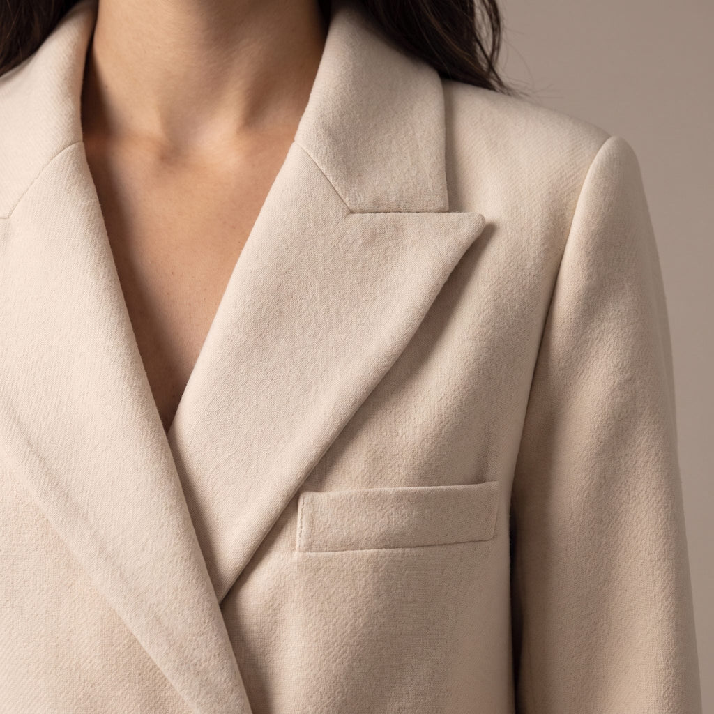 Cappotto lungo doppiopetto con revers BIG BEN - Follie by Alice