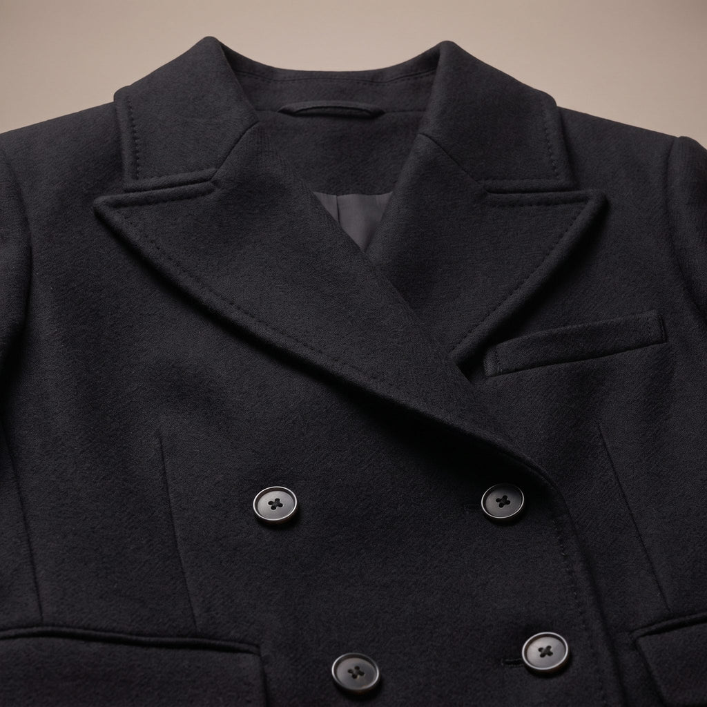 Cappotto lungo doppiopetto con revers BIG BEN - Follie by Alice