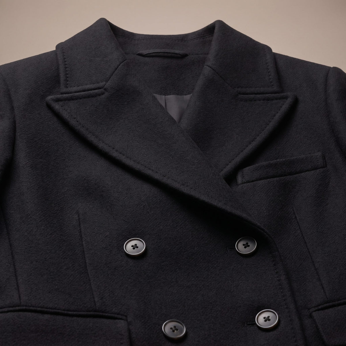 Cappotto lungo doppiopetto con revers BIG BEN - Follie by Alice