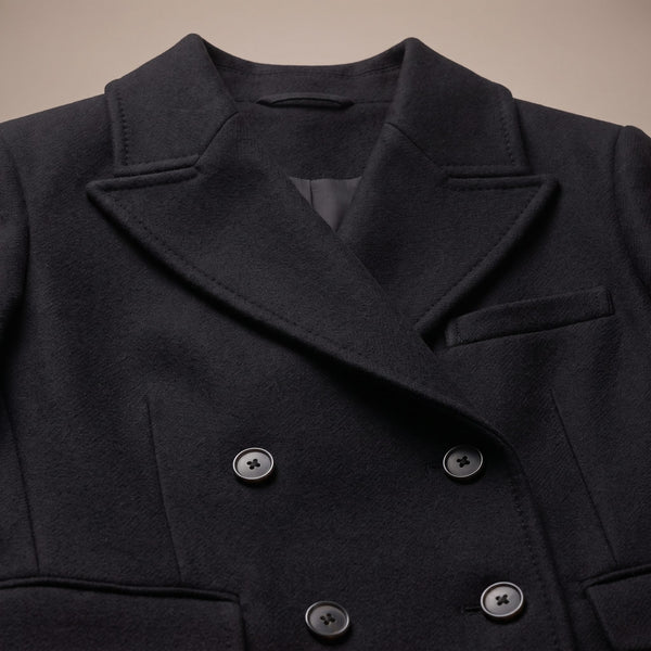 Cappotto lungo doppiopetto con revers BIG BEN - Follie by Alice