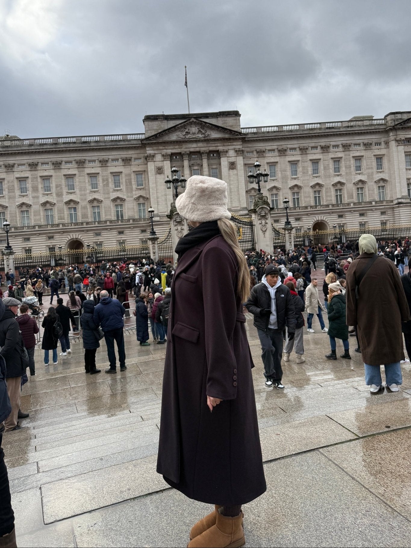 Cappotto lungo doppiopetto con revers stile blazer - Follie by Alice