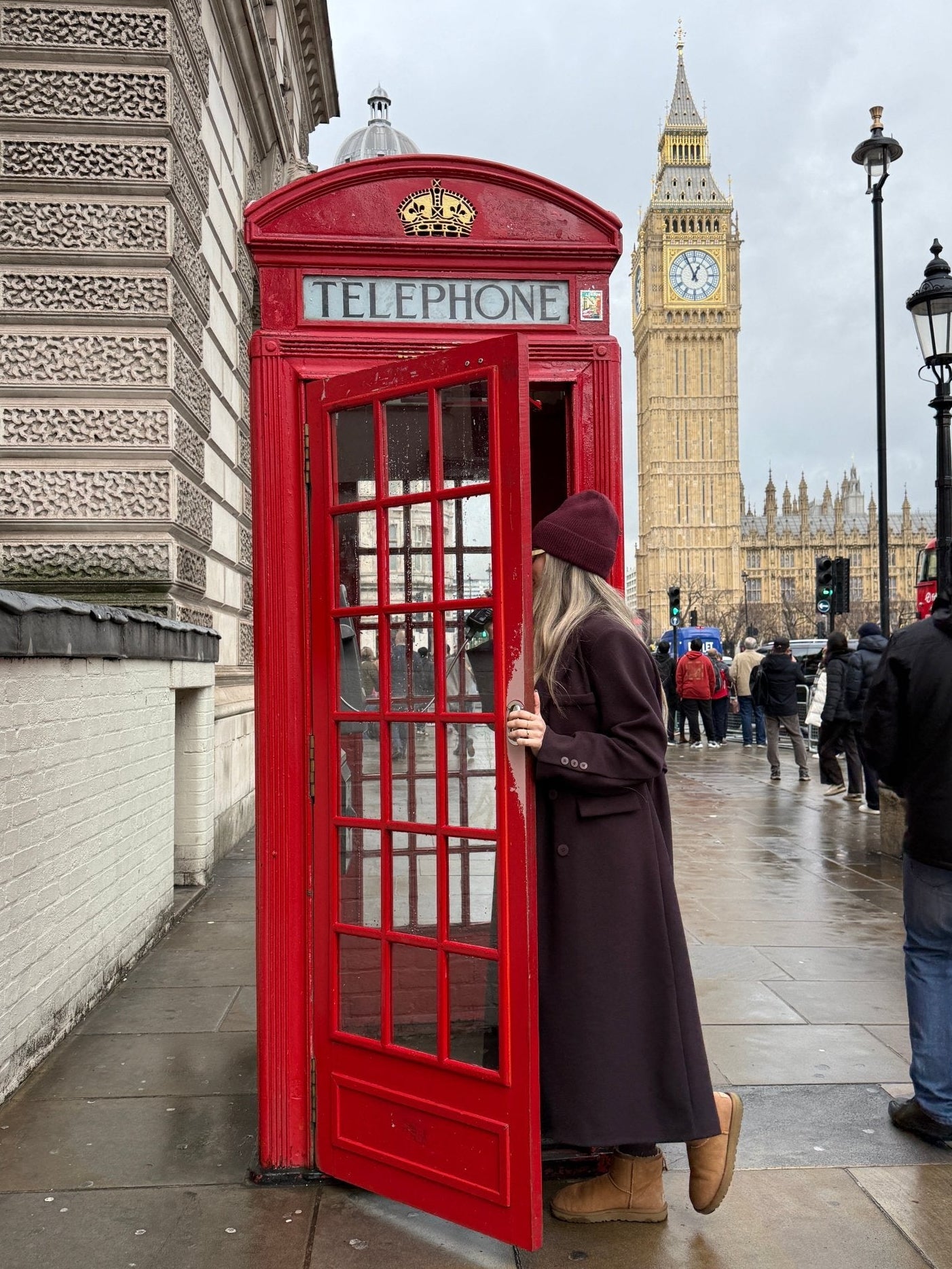 Cappotto lungo doppiopetto con revers stile blazer - Follie by Alice