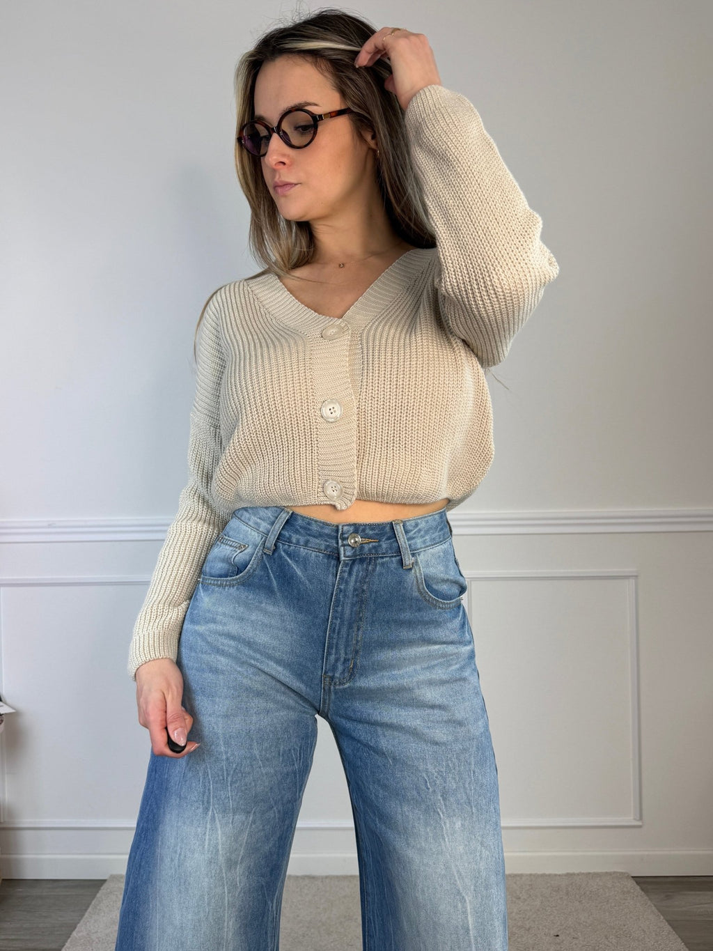 Cardigan in lana COZY - Follie by Alice