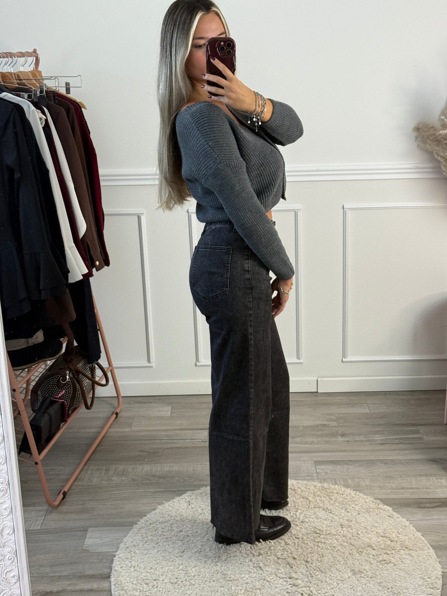 Cardigan in maglia con bottoncini - Follie by Alice