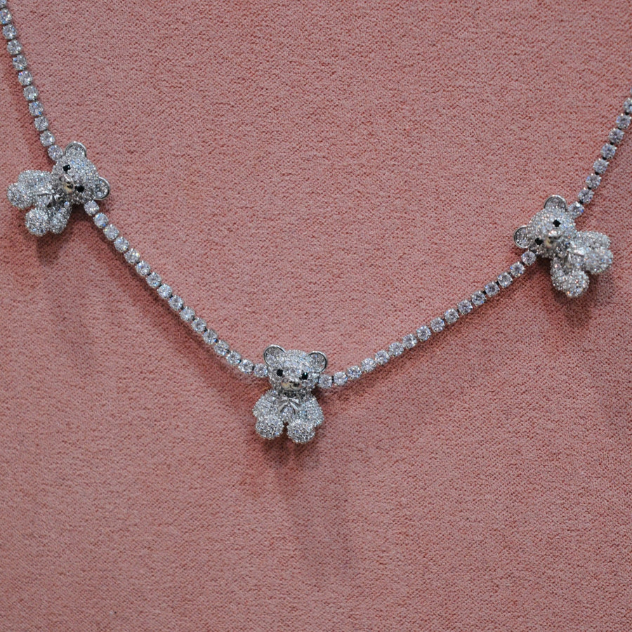 Collana argento con orsetti – alternate