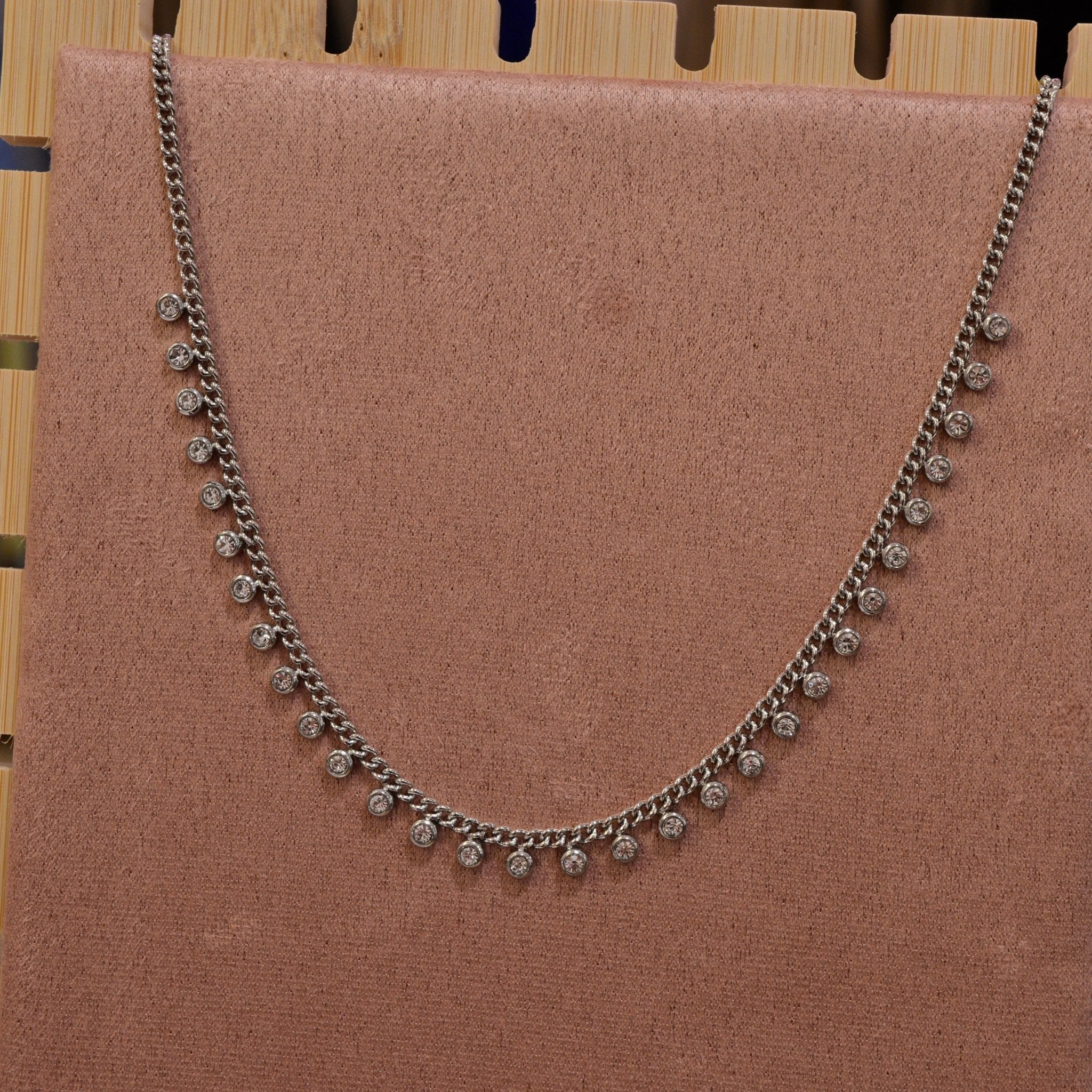 Collana argento con perline gioiello pendenti - Follie by Alice