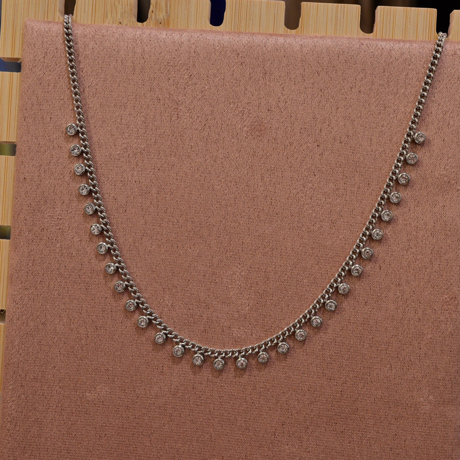 Collana argento con perline gioiello pendenti – alternate
