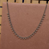 Collana argento con perline gioiello pendenti