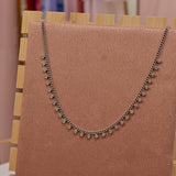 Collana argento con perline gioiello pendenti