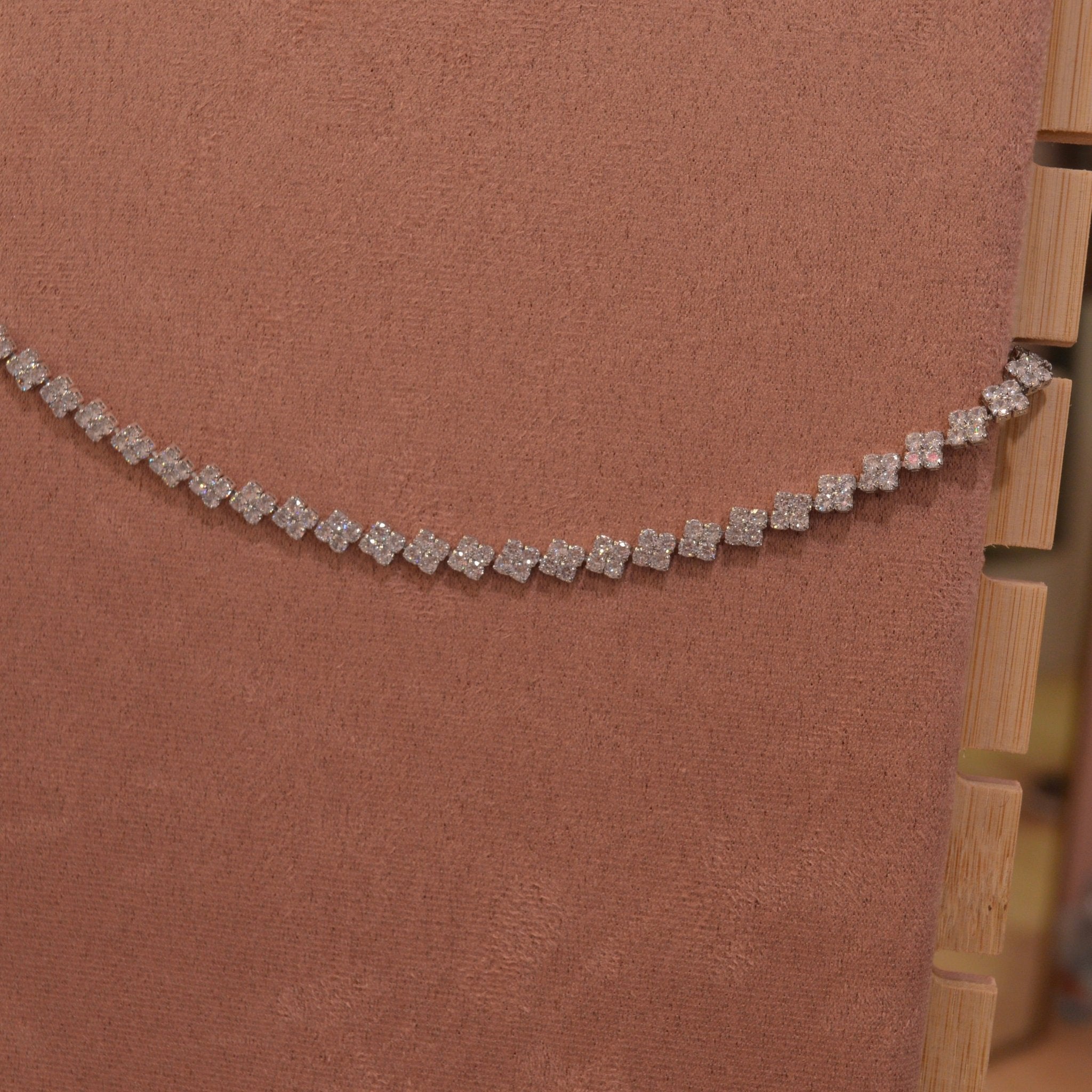 Collana argento tennis con strass brillanti - Follie by Alice