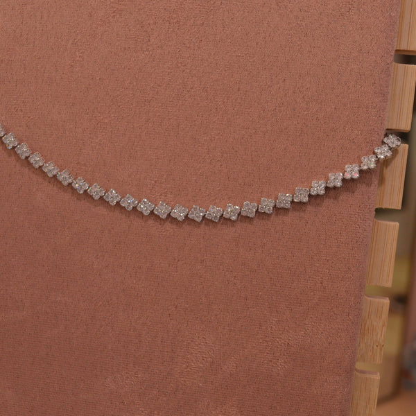 Collana argento tennis con strass brillanti - Follie by Alice