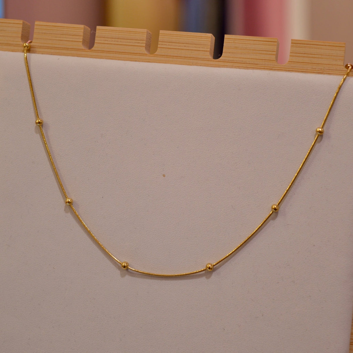 Collana oro con sfere - Follie by Alice