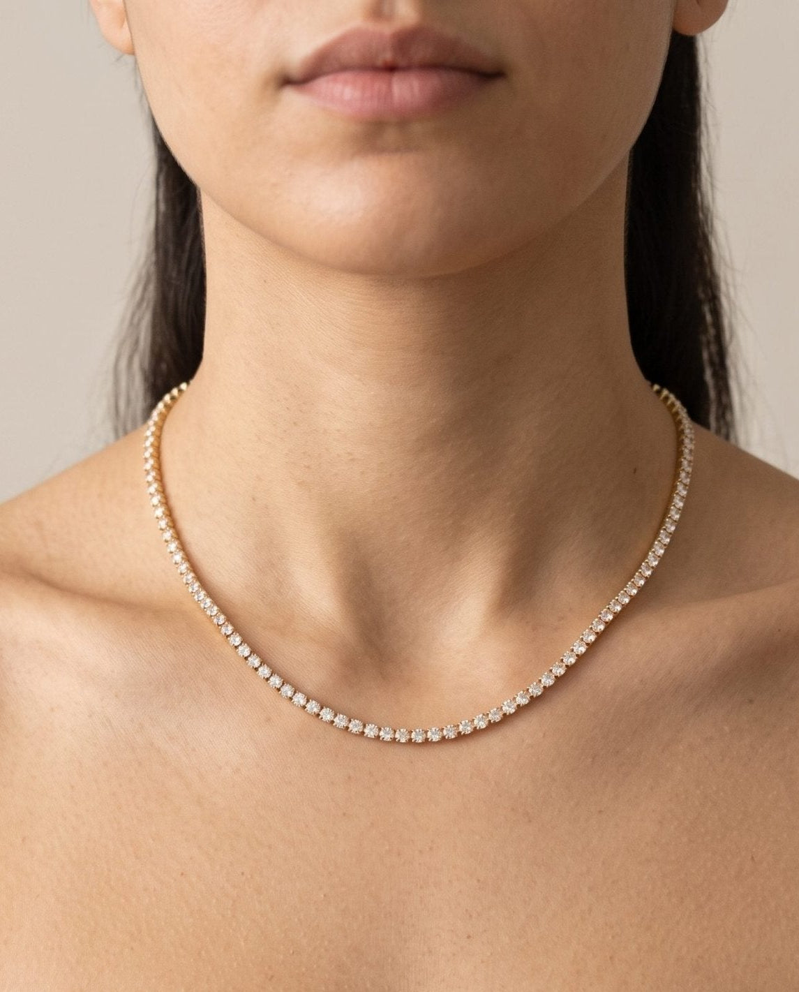 Collana oro tennis - Follie by Alice Immagine secondaria del prodotto