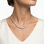 Collana tennis argento con strass gioiello - Follie by Alice