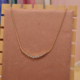Collana tennis oro con brillanti