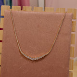 Collana tennis oro con brillanti