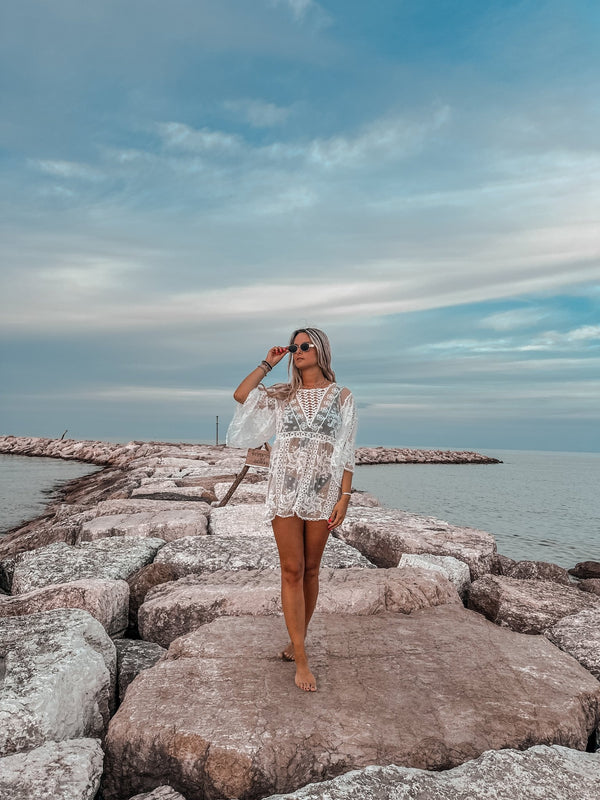 Copricostume con maniche a campana BOHO BREEZE - Follie by Alice