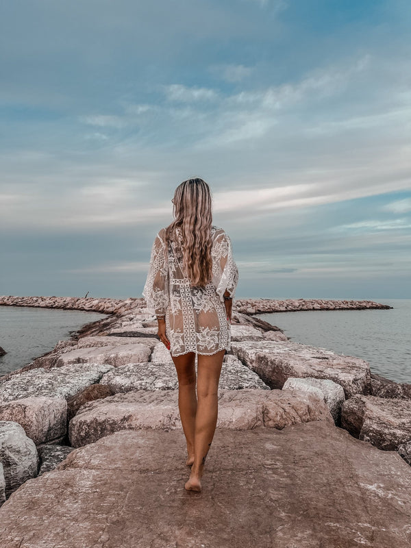 Copricostume con maniche a campana BOHO BREEZE - Follie by Alice