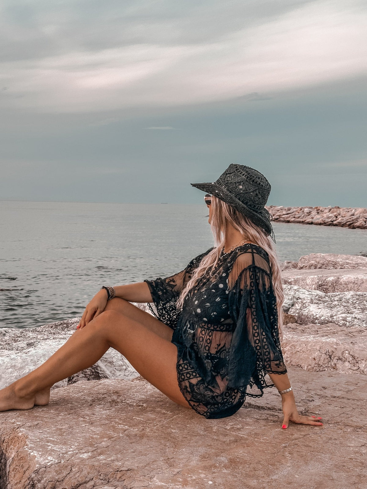 Copricostume con maniche a campana BOHO BREEZE - Follie by Alice