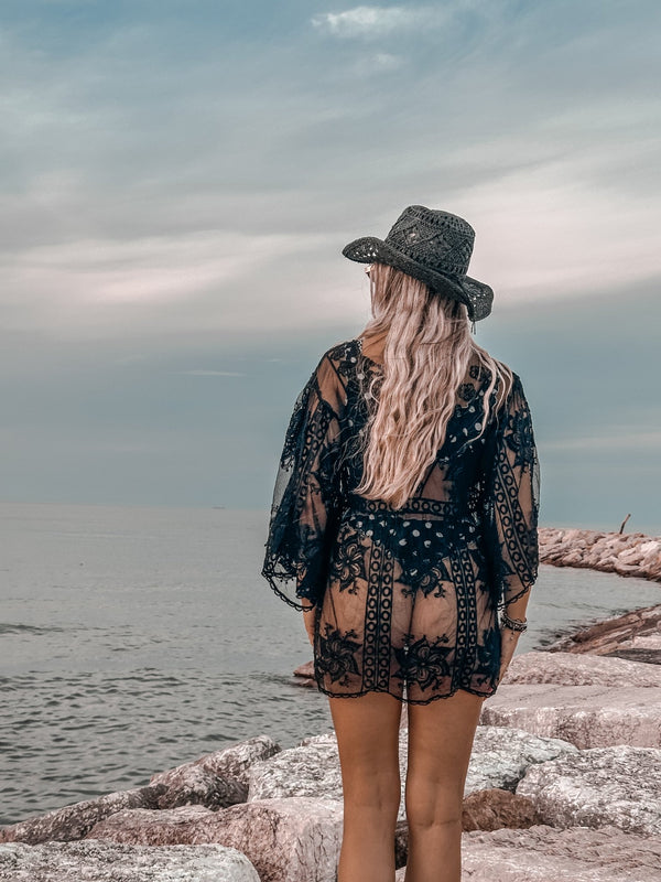 Copricostume con maniche a campana BOHO BREEZE - Follie by Alice