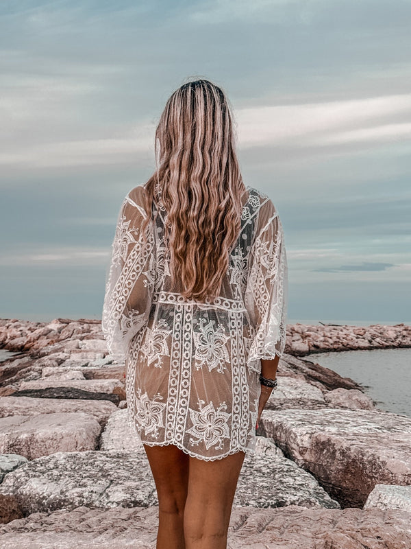 Copricostume con maniche a campana BOHO BREEZE - Follie by Alice
