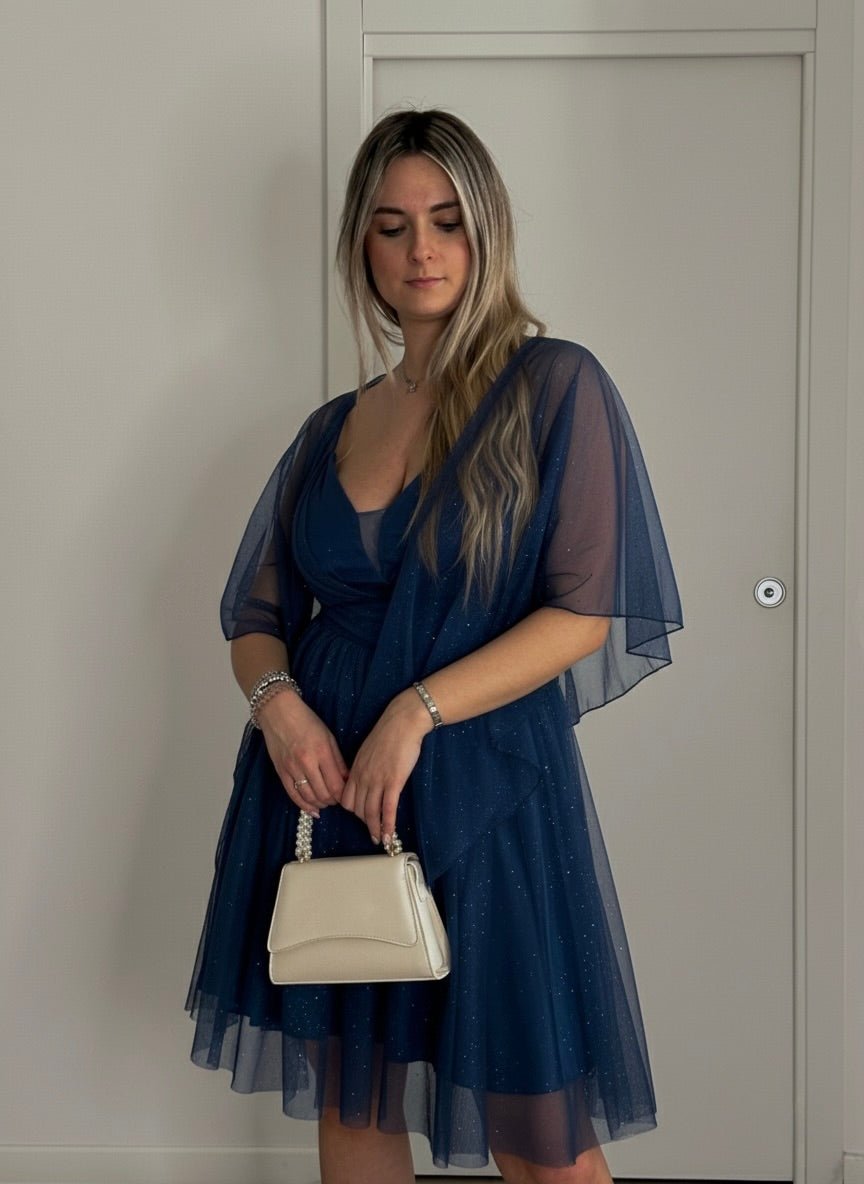 Coprispalla velato con brillanti - Follie by Alice