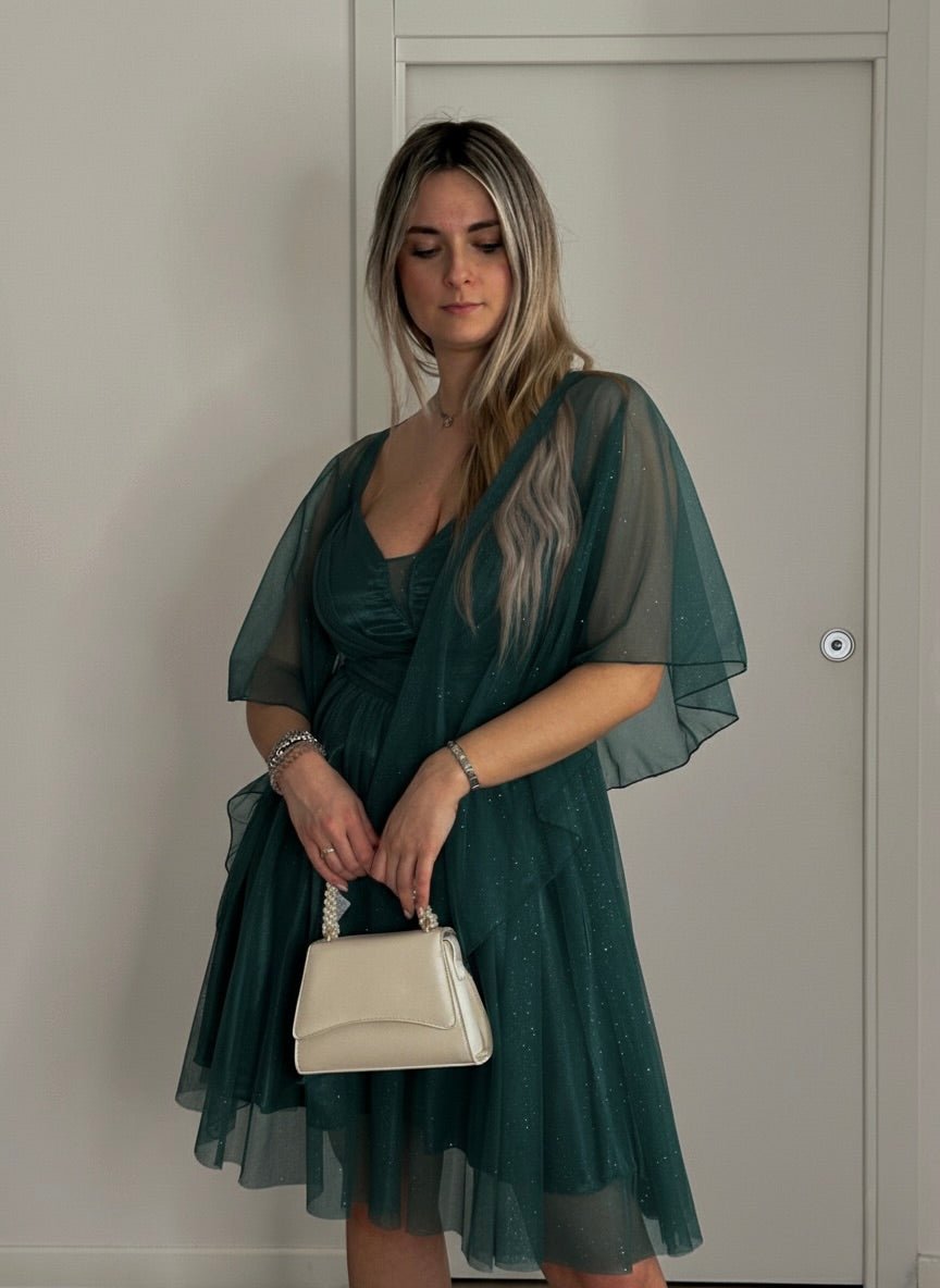 Coprispalla velato con brillanti - Follie by Alice