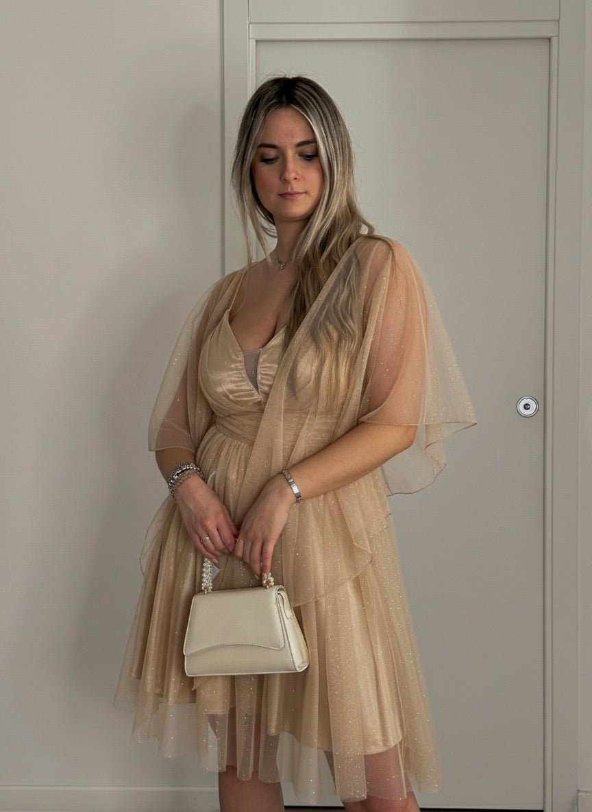 Coprispalla velato con brillanti - Follie by Alice