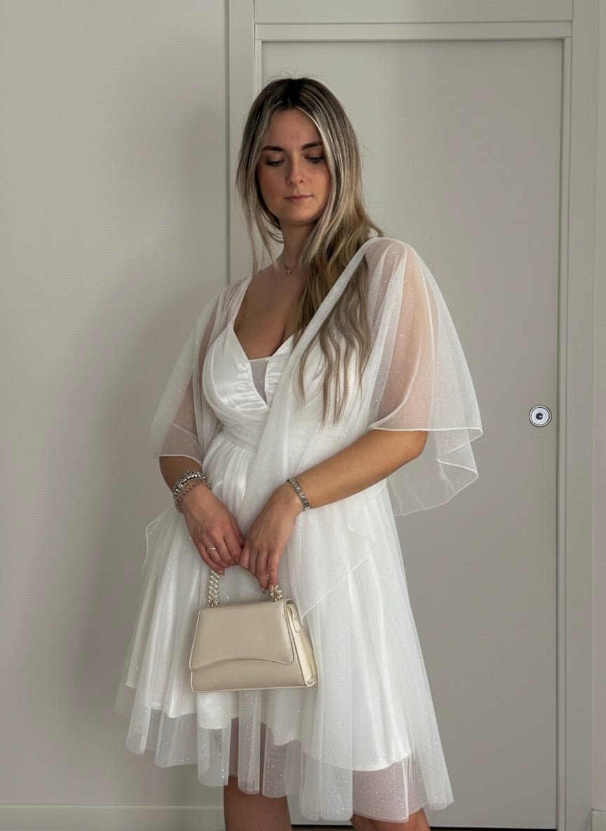 Coprispalla velato con brillanti - Follie by Alice