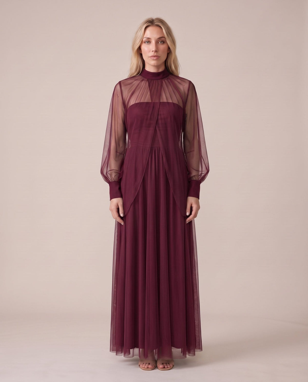 Coprispalle in tulle con maniche a palloncino ETERE - Follie by Alice Immagine principale del prodotto