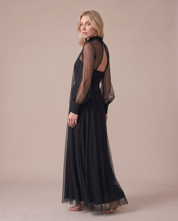Coprispalle in tulle con maniche a palloncino ETERE - Follie by Alice