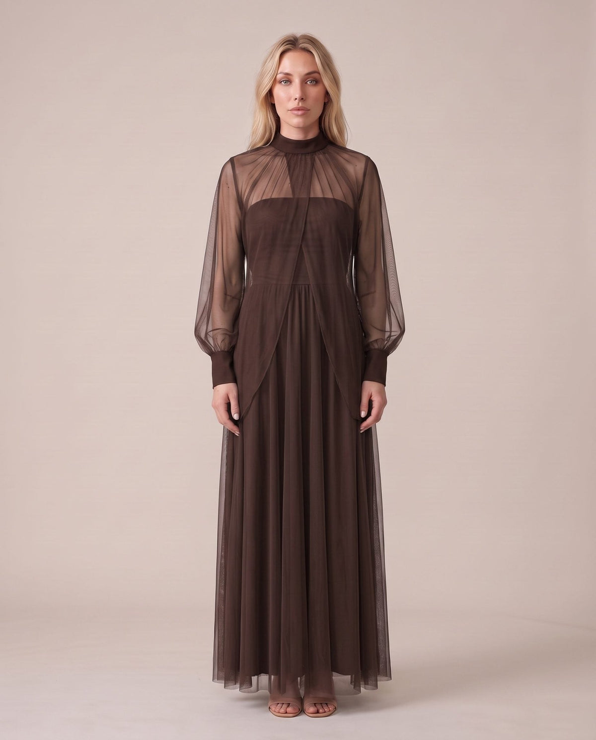 Coprispalle in tulle con maniche a palloncino ETERE - Follie by Alice