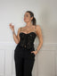 Corpetto in pizzo con ricami floreali e coppe strutturate - Follie by Alice