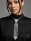 Cravatta con strass gioiello - Follie by Alice
