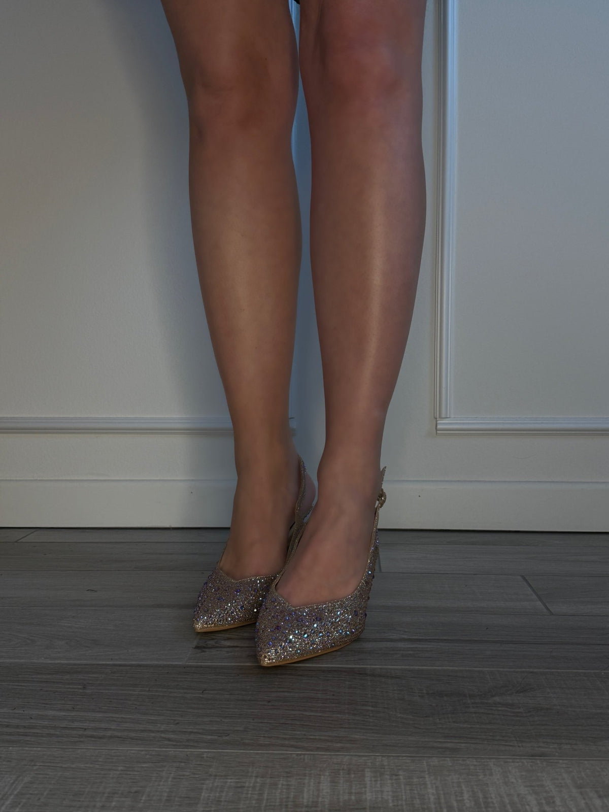 Décolleté slingback con strass HAVEN - Follie by Alice