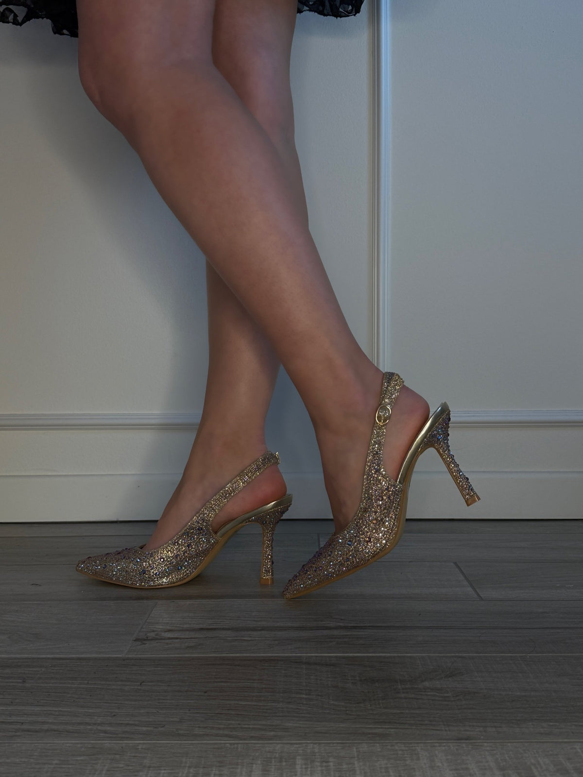 Décolleté slingback con strass HAVEN - Follie by Alice