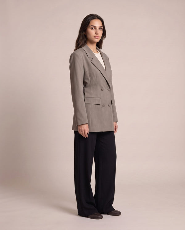 Giacca blazer con cintura in vita CLEO - Follie by Alice