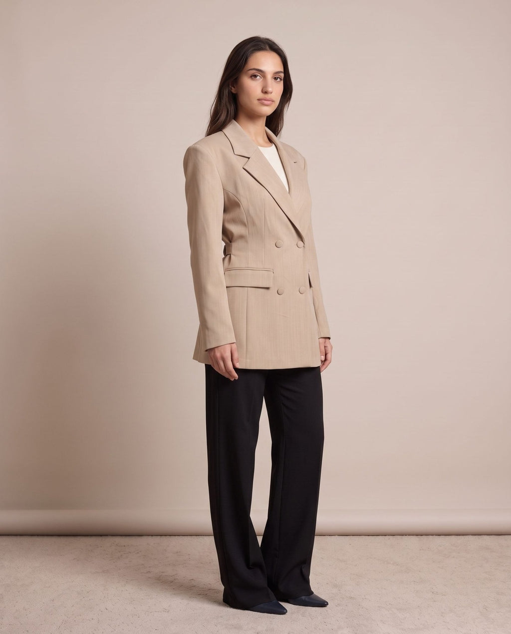 Giacca blazer con cintura in vita CLEO - Follie by Alice