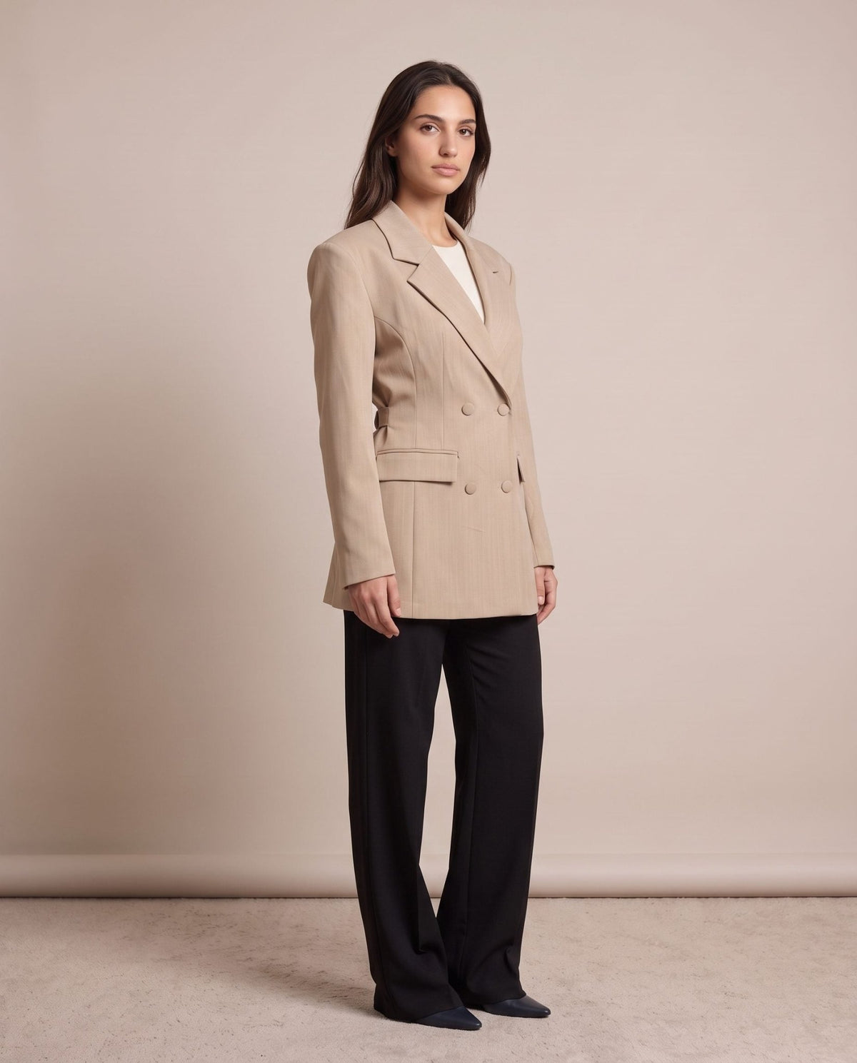 Giacca blazer con cintura in vita CLEO - Follie by Alice