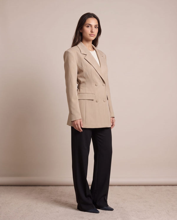 Giacca blazer con cintura in vita CLEO - Follie by Alice