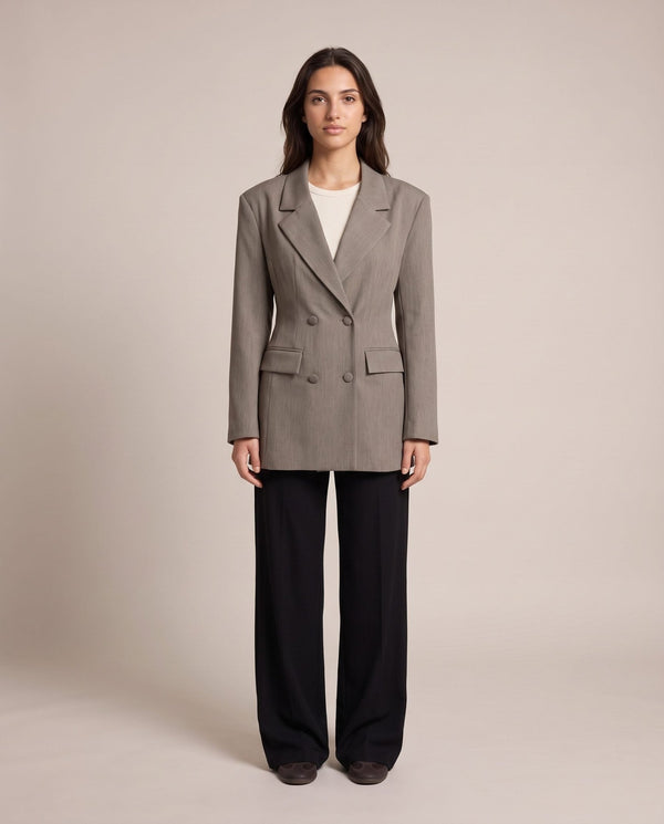 Giacca blazer con cintura in vita CLEO - Follie by Alice